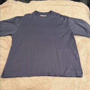 Men's Blue Luau Crew Neck Shirt